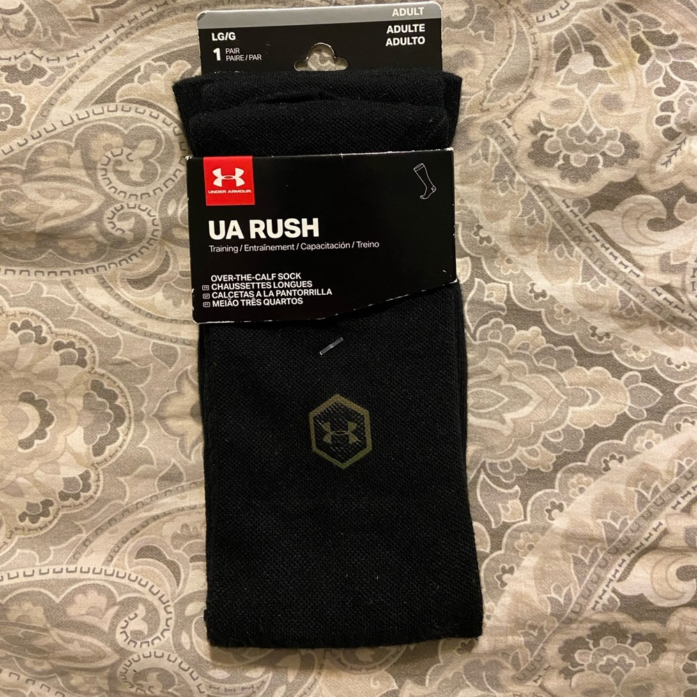 M 9.5-12/W 11-13 UA Rush training socks